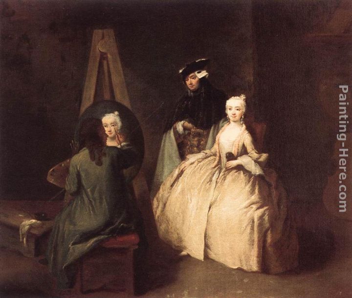 Painter in his Studio painting - Pietro Longhi Painter in his Studio art painting